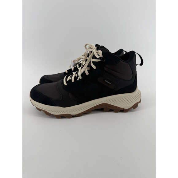 Merrell Tempo Sol Mid Waterproof Hiking Boots Men 11.5 Black Coal NWOB main image 6